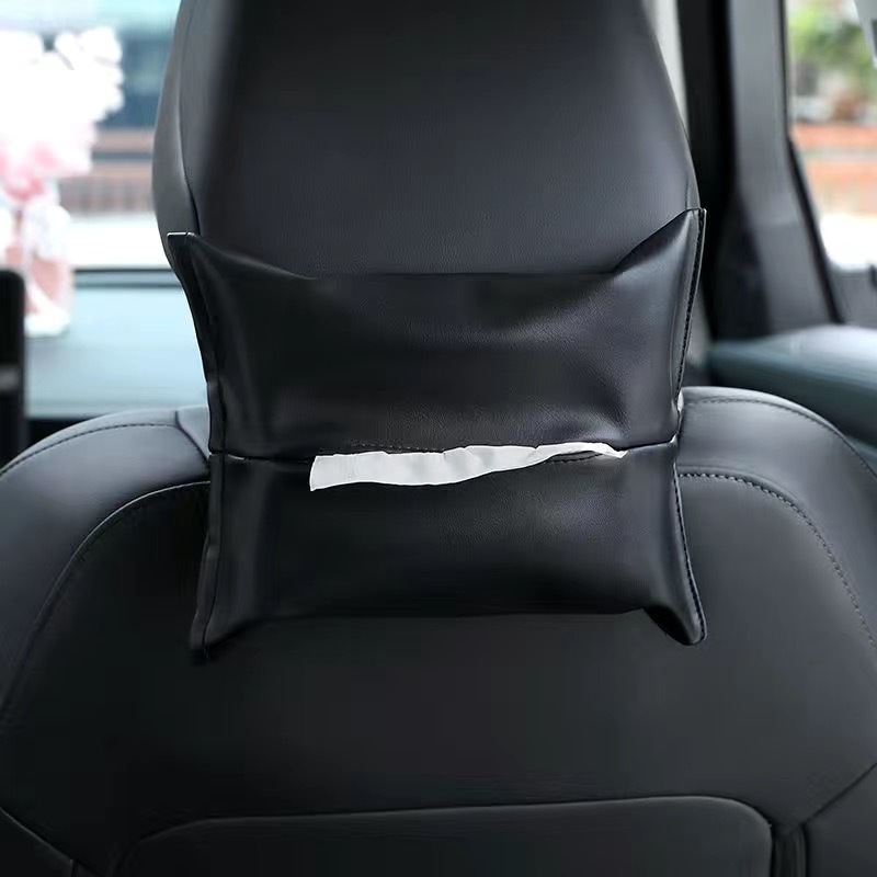 Kreativna luksuzna kutija za maramice za automobil, stilni nosač za sjedalo, kutija za maramice uz naslon za ruku, kolekcija dekoracija interijera automobila