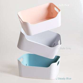 Dvobojni stolni organizator za kozmetiku i grickalice – ABS plast, dimenzije 24×17×10,3 cm
