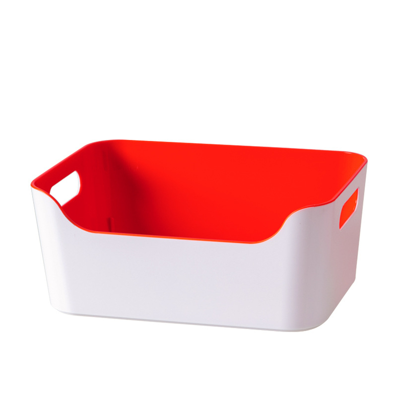 Dvobojni stolni organizator za kozmetiku i grickalice – ABS plast, dimenzije 24×17×10,3 cm