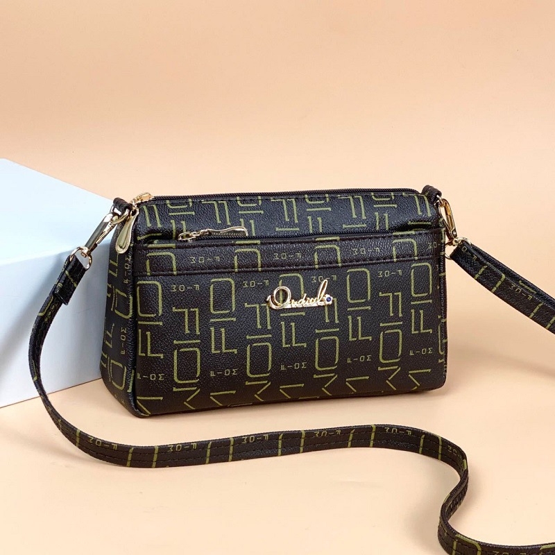 Guangzhou Hengli 2024 nova ženska crossbody torba srednje veličine, džep za telefon, džep za ID i zip zatvarač, kvadratnog oblika