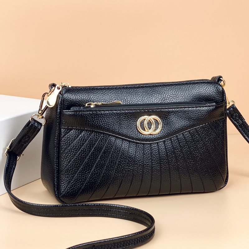 Guangzhou Hengli 2024 nova ženska crossbody torba srednje veličine, džep za telefon, džep za ID i zip zatvarač, kvadratnog oblika