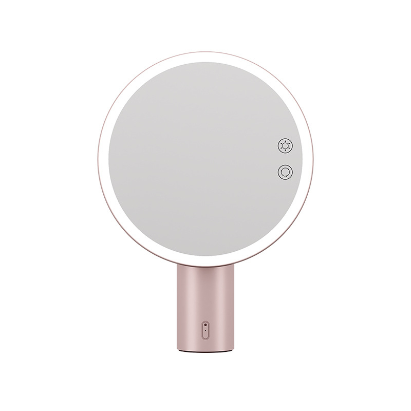 AI-vezérelt LED sminktükör, asztali Bluetooth lámpa – kettős használat, luxus magas minőségű tükör, Doubao modell
