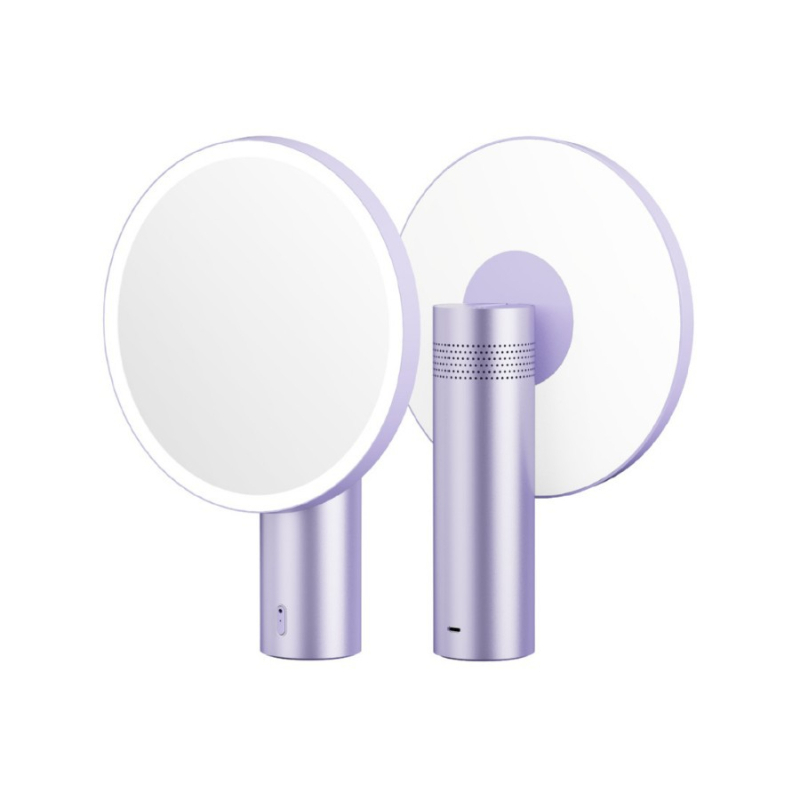 AI-vezérelt LED sminktükör, asztali Bluetooth lámpa – kettős használat, luxus magas minőségű tükör, Doubao modell
