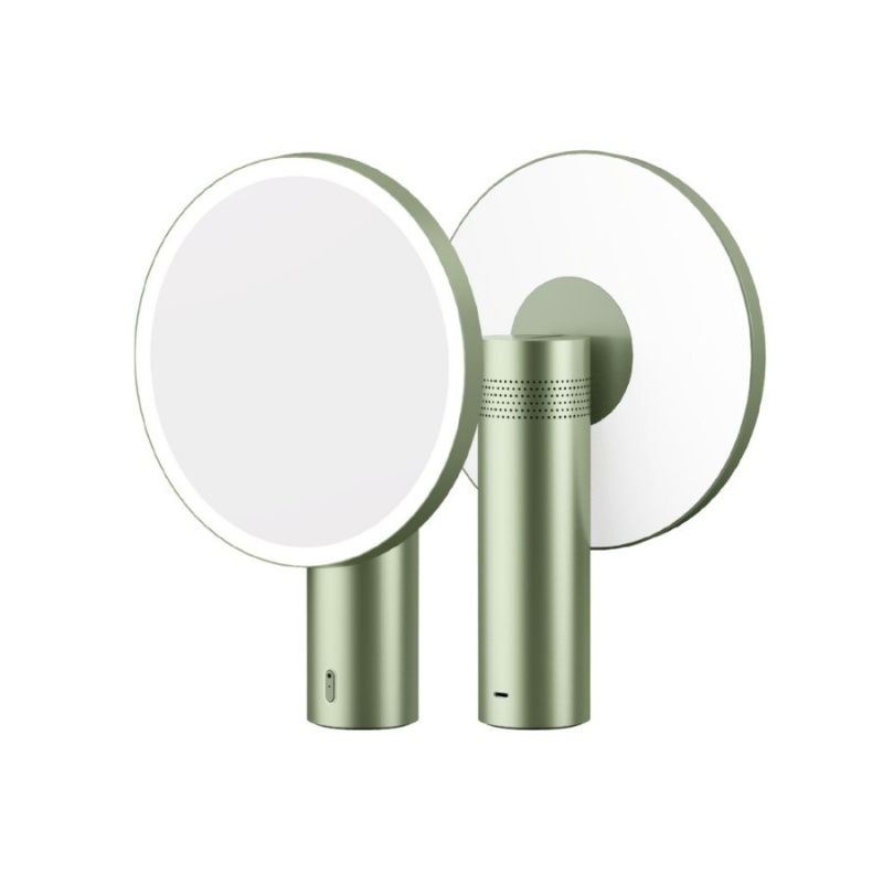 AI-vezérelt LED sminktükör, asztali Bluetooth lámpa – kettős használat, luxus magas minőségű tükör, Doubao modell