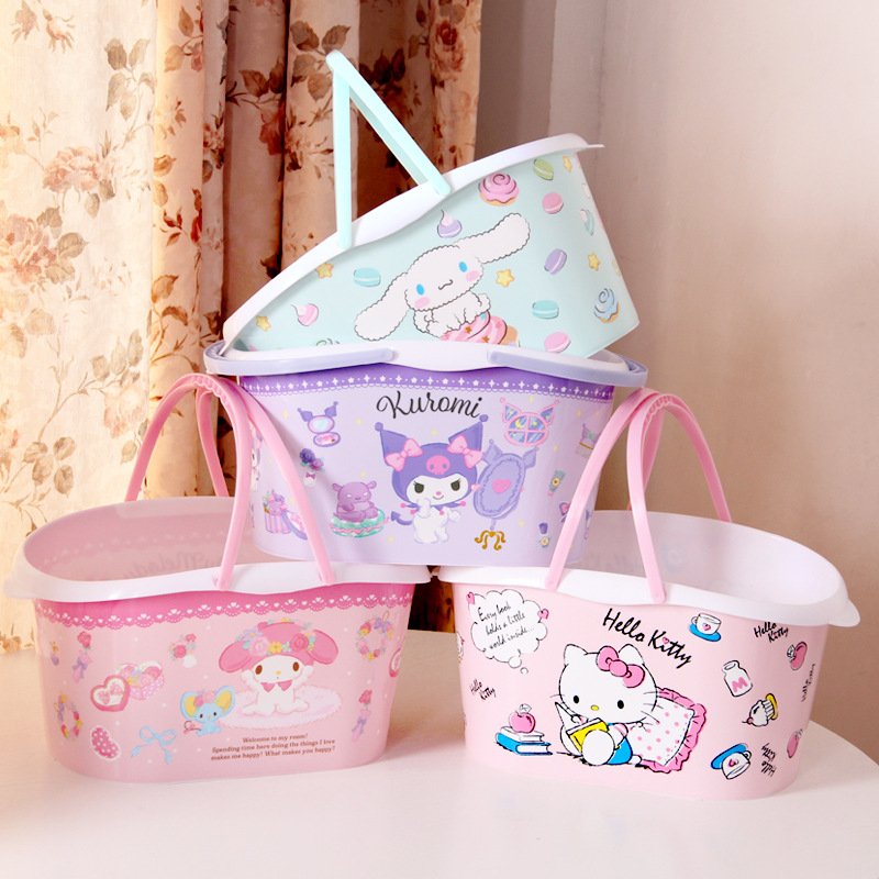 Plastična višenamjenska košara za kupaonicu s ručkom