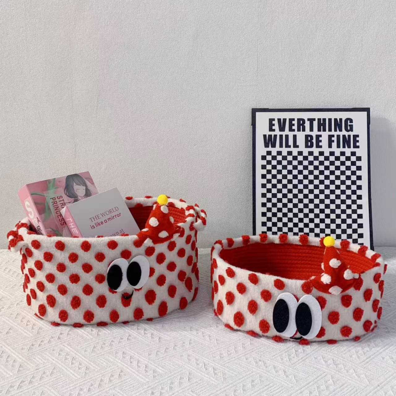 Moderna minimalistička košara za pohranu užine s temom malog čudovišta – DIY darovni paket