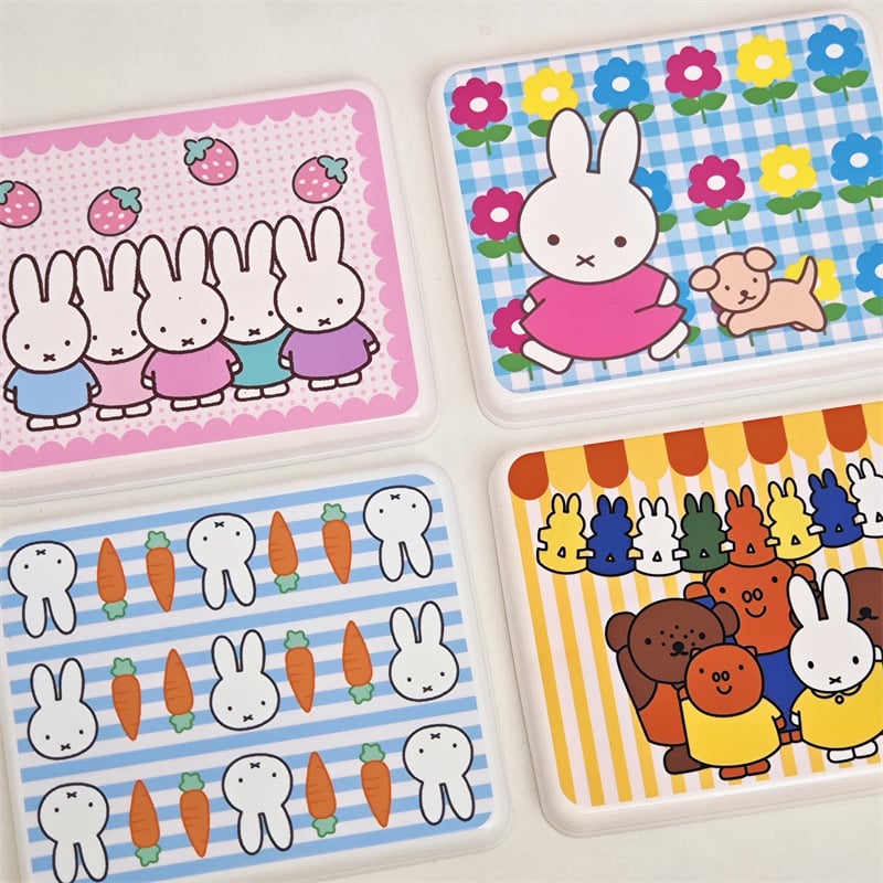 Crtić Miffy zeka — sklopiva košara za skladištenje, slatka Miffy kutija za pohranu, višefunkcionalni stolni organizator