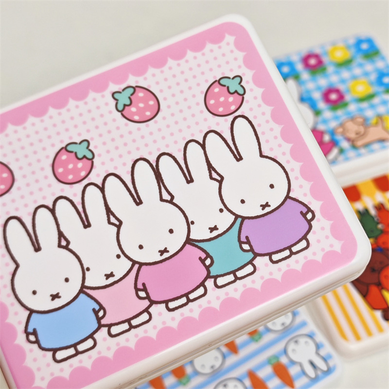 Crtić Miffy zeka — sklopiva košara za skladištenje, slatka Miffy kutija za pohranu, višefunkcionalni stolni organizator