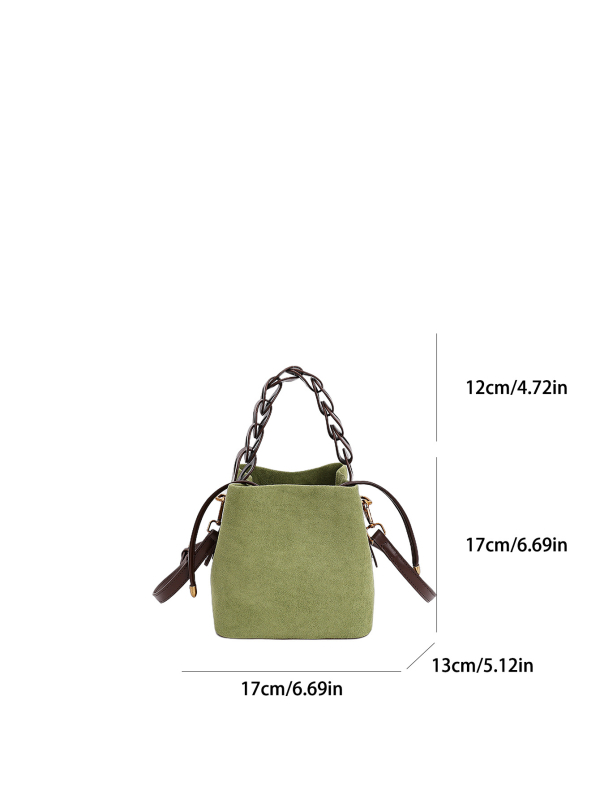 2025 jesen/zima ženska torba bucket s mat završnim površinom, srednje veličine, za svakodnevnu upotrebu, preko ramena ili kao crossbody
