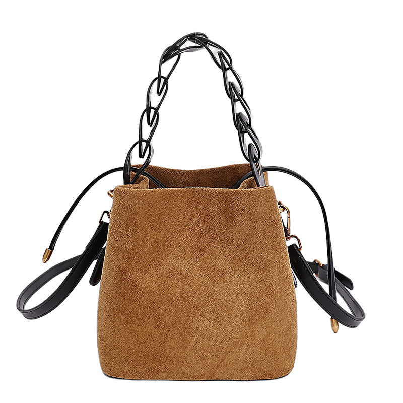 2025 jesen/zima ženska torba bucket s mat završnim površinom, srednje veličine, za svakodnevnu upotrebu, preko ramena ili kao crossbody