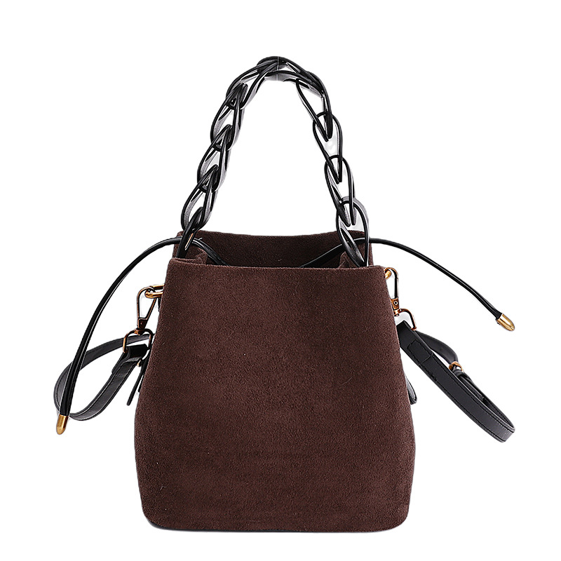 2025 jesen/zima ženska torba bucket s mat završnim površinom, srednje veličine, za svakodnevnu upotrebu, preko ramena ili kao crossbody