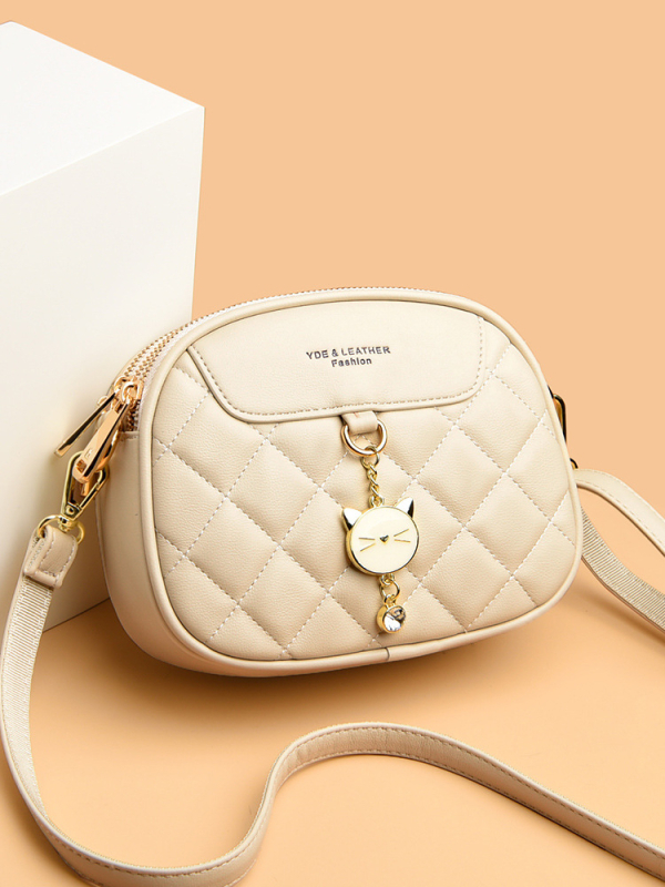 Ženska PU kvadratna crossbody torba s prešivanjem – ljeto 2025