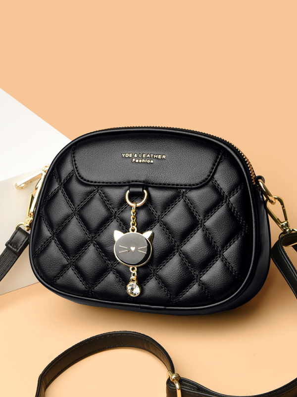 Ženska PU kvadratna crossbody torba s prešivanjem – ljeto 2025