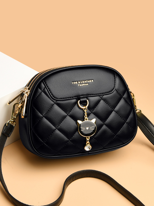 Ženska PU kvadratna crossbody torba s prešivanjem – ljeto 2025