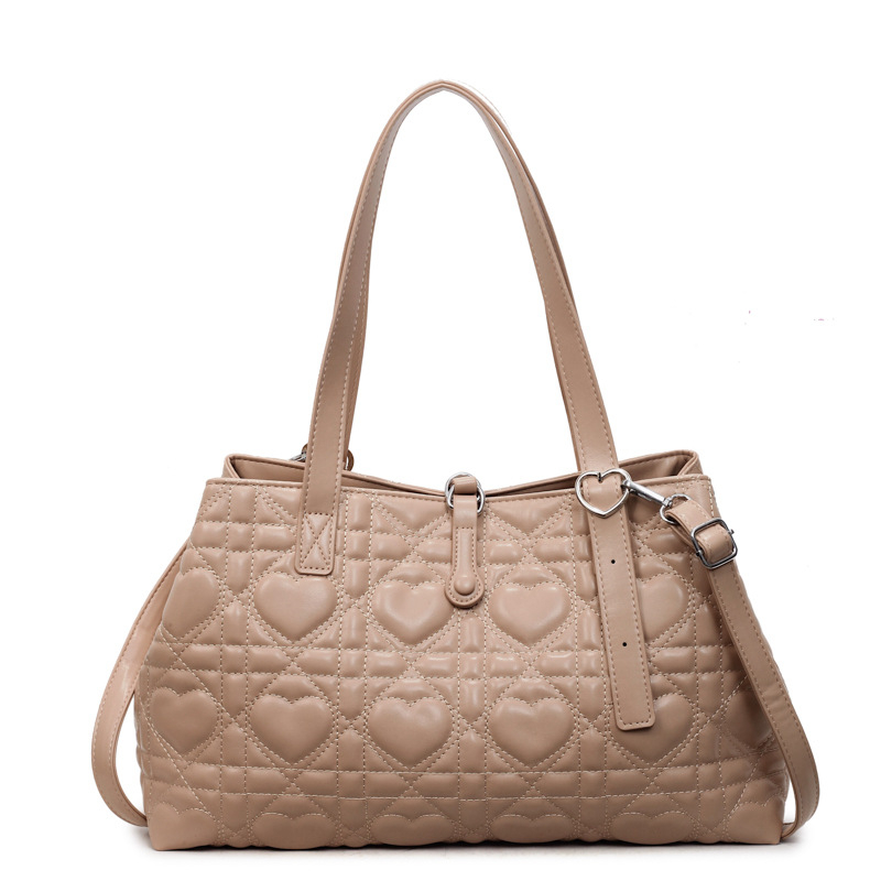 Ženska teksturirana torbica preko ramena, moderna i minimalistička, 2026 novi nišni dizajn, crossbody tote velikog kapaciteta