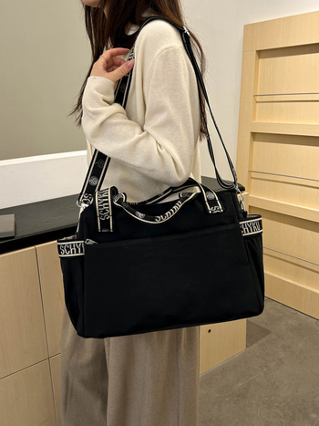 Nylon Crossbody tote torba s velikim kapacitetom – svakodnevna torba za putovanja i fakultet