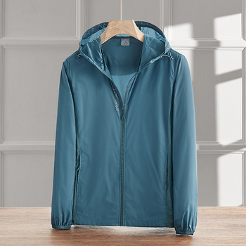 UPF70+ Outdoor jakna za zaštitu od sunca – lagana, prozračna Ice Silk tkanina, široka silueta, unisex, plus veličina
