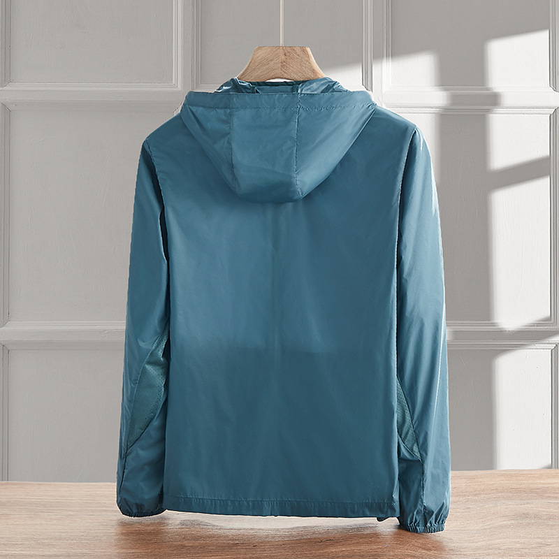 UPF70+ Outdoor jakna za zaštitu od sunca – lagana, prozračna Ice Silk tkanina, široka silueta, unisex, plus veličina