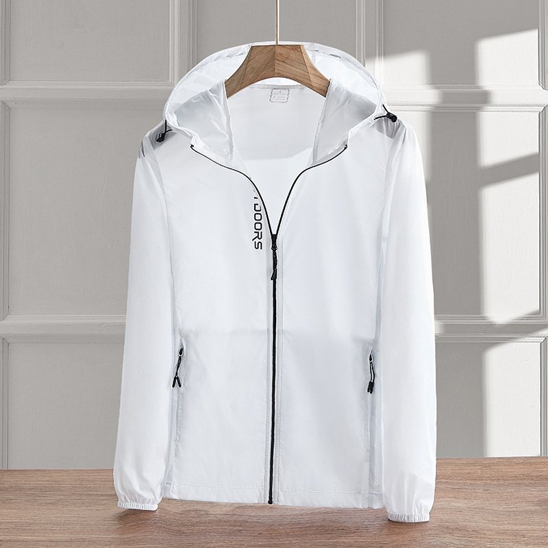 UPF70+ Outdoor jakna za zaštitu od sunca – lagana, prozračna Ice Silk tkanina, široka silueta, unisex, plus veličina