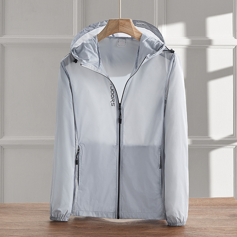 UPF70+ Outdoor jakna za zaštitu od sunca – lagana, prozračna Ice Silk tkanina, široka silueta, unisex, plus veličina