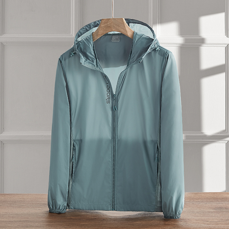 UPF70+ Outdoor jakna za zaštitu od sunca – lagana, prozračna Ice Silk tkanina, široka silueta, unisex, plus veličina