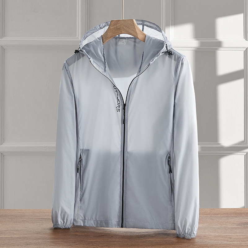 UPF70+ Outdoor jakna za zaštitu od sunca – lagana, prozračna Ice Silk tkanina, široka silueta, unisex, plus veličina