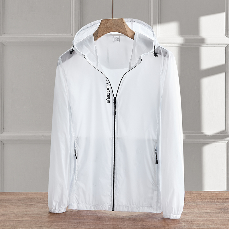 UPF70+ Outdoor jakna za zaštitu od sunca – lagana, prozračna Ice Silk tkanina, široka silueta, unisex, plus veličina