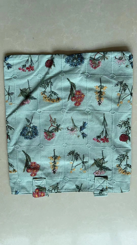 Platnena torbica za djevojčice s izvezenim cvjetnim motivom, lagana i moderna crossbody torba