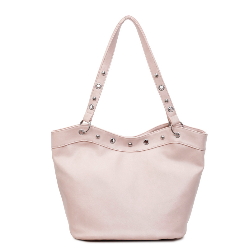 Moderne ženske torbe u trendu, velik kapacitet torbi, proljetni modeli 2026, svestrane za ramena i crossbody, jednostavne i elegantne bucket torbe