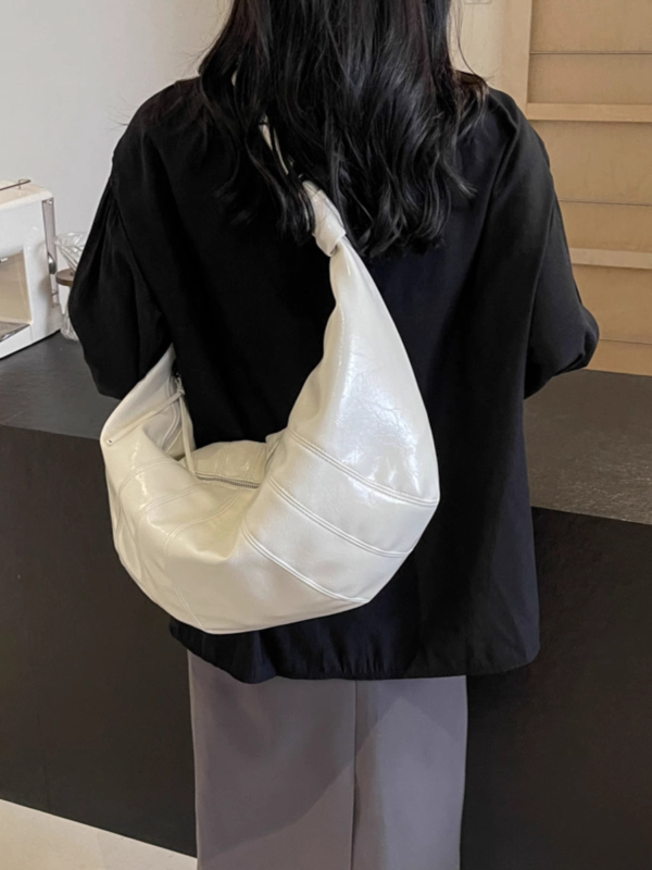 Dumpling torba s jedinstvenim dizajnom, velika kapaciteta, svakodnevna ženska torba na rame ili crossbody, za kupovinu i posao