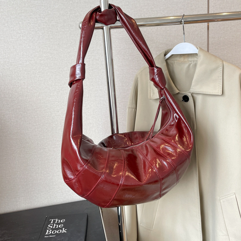 Dumpling torba s jedinstvenim dizajnom, velika kapaciteta, svakodnevna ženska torba na rame ili crossbody, za kupovinu i posao