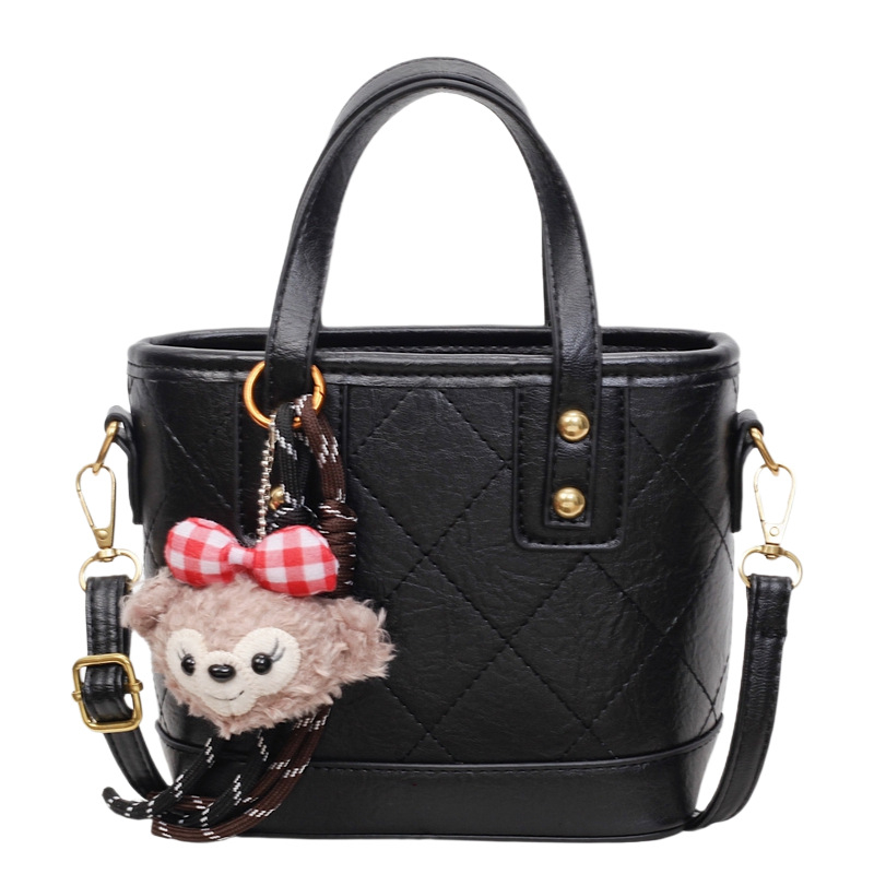 Ženska bucket torba u korejskom stilu, nišni model s dijamantnim šavom, za rame ili crossbody, za posao i svakodnevnu uporabu