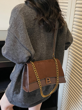 Jesenska 2025 — torba za rame s lancem, crossbody, retro stil, za svakodnevno nošenje i kupovinu