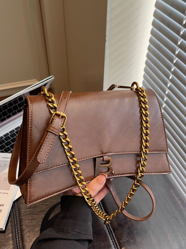 Jesenska 2025 — torba za rame s lancem, crossbody, retro stil, za svakodnevno nošenje i kupovinu