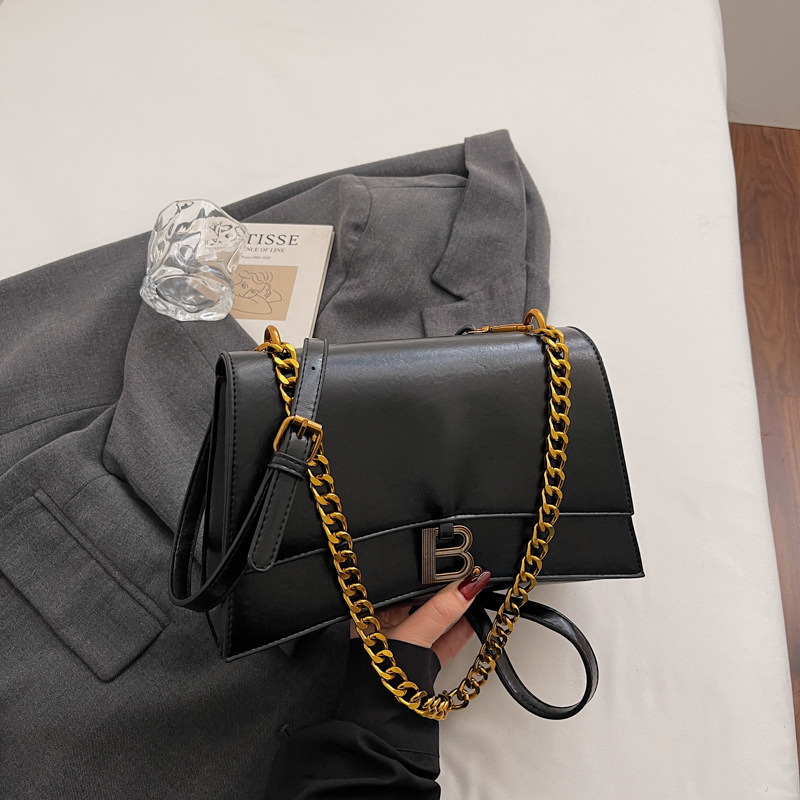 Jesenska 2025 — torba za rame s lancem, crossbody, retro stil, za svakodnevno nošenje i kupovinu