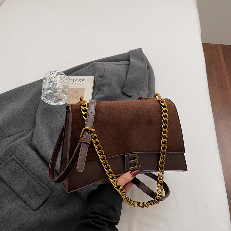 Jesenska 2025 — torba za rame s lancem, crossbody, retro stil, za svakodnevno nošenje i kupovinu