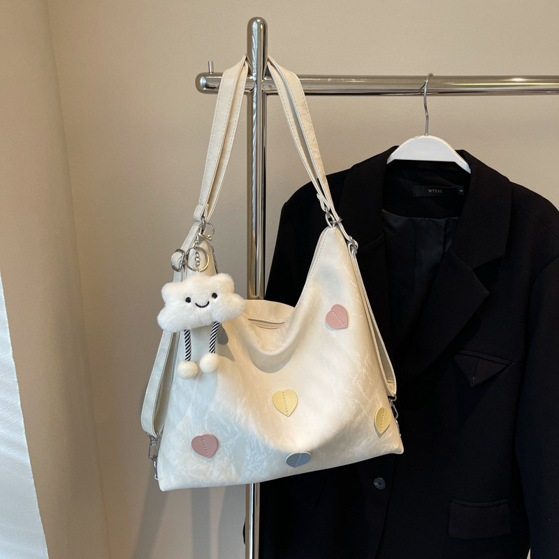 Ženska torba velike kapacitete za svakodnevnu uporabu, korejski stil, moda 2026, elegantan ruksak i torba preko ramena