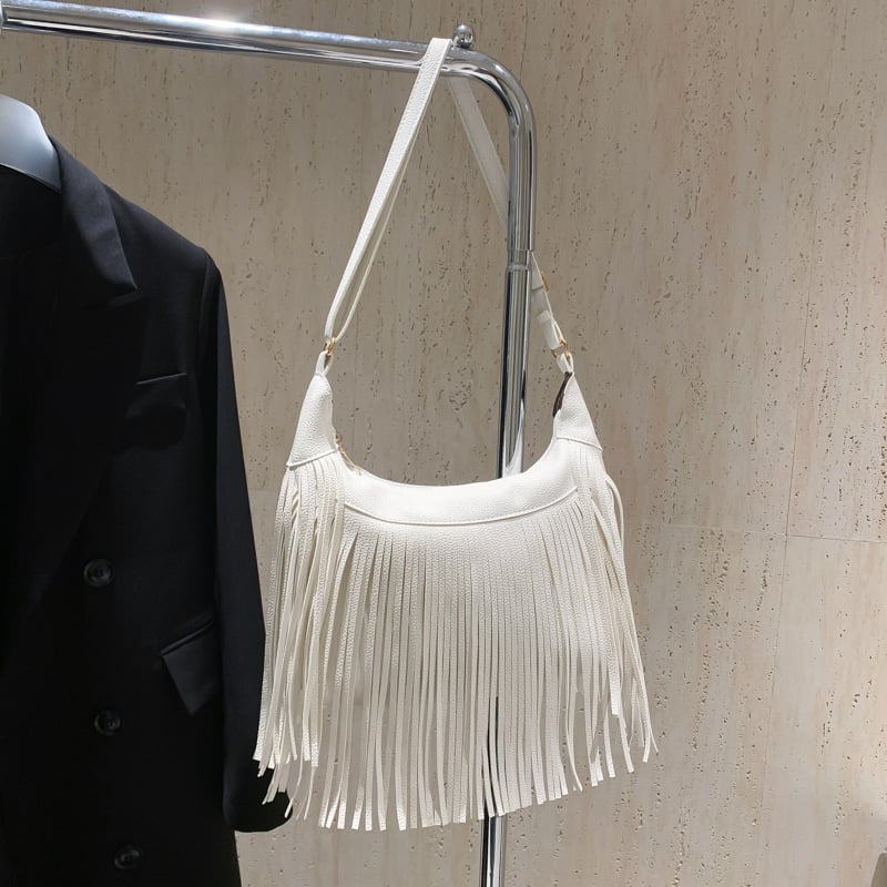 Ženska PU torba u obliku dumplinga, 2024 nova moda – teksturirana retro torba s naramenicom preko tijela
