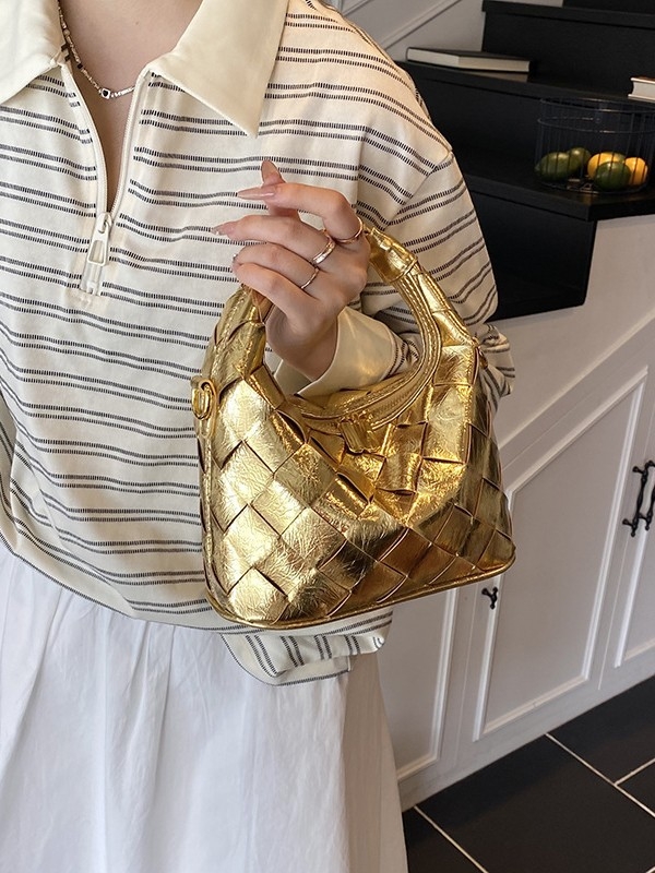 Damska PU torbica s dijamantnim šavom, mala crossbody torba za žene, ljeto 2025