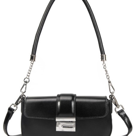 XIOUQI PU Kožna Ženska Crossbody Torba, Mala Kvadratna Forma, Zaključavanje, Jesen/Zima 2025