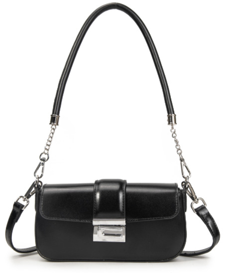 XIOUQI PU Kožna Ženska Crossbody Torba, Mala Kvadratna Forma, Zaključavanje, Jesen/Zima 2025