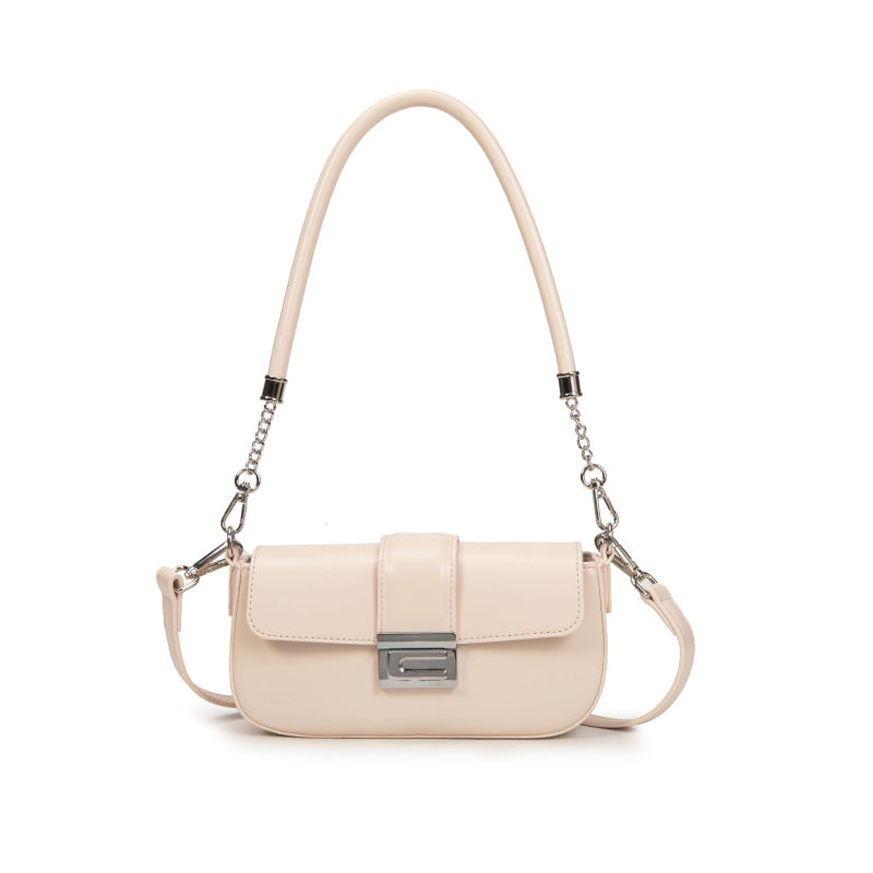 XIOUQI PU Kožna Ženska Crossbody Torba, Mala Kvadratna Forma, Zaključavanje, Jesen/Zima 2025
