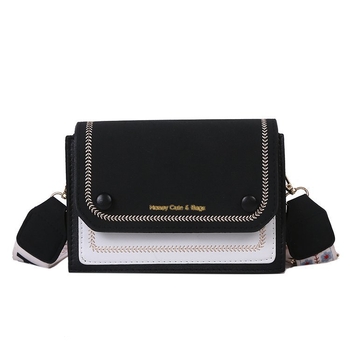 PU mala kvadratna crossbody torbica za žene – korejski stil, svakodnevni gradski šik