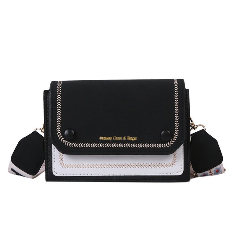 PU mala kvadratna crossbody torbica za žene – korejski stil, svakodnevni gradski šik