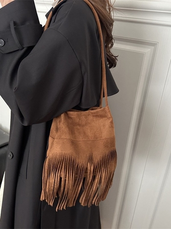 Ženska velur torbica, mala kvadratna crossbody torba, gradski minimalistički stil