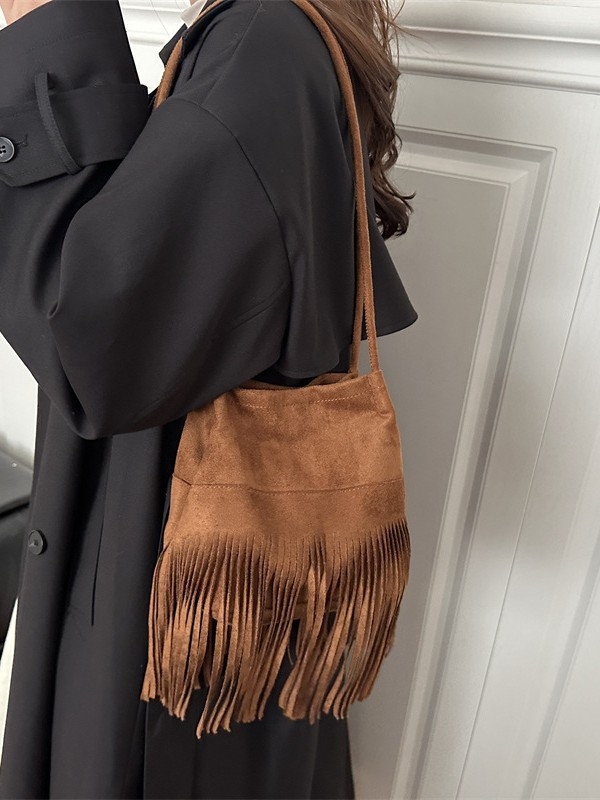 Ženska velur torbica, mala kvadratna crossbody torba, gradski minimalistički stil