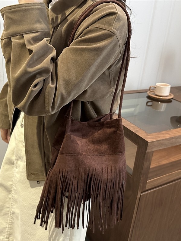 Ženska velur torbica, mala kvadratna crossbody torba, gradski minimalistički stil