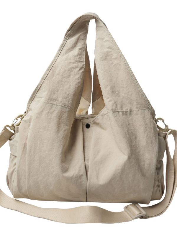 Ženska nylon torba tipa kanta, lagana, s velikim kapacitetom, svestrana, s remenom za rame ili crossbody