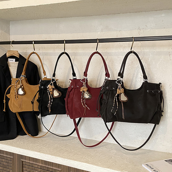 2025 nova velika retro torba za žene, jesen-zima, svakodnevna crossbody i tote torba za rame sa teksturiranom površinom