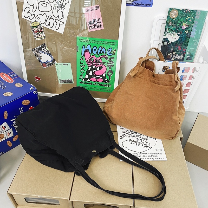 Vintage platnena torba za ramena za žene, jednobojna, crossbody torba za svakodnevnu upotrebu